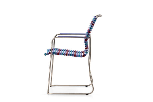 Valencia Chaise de jardin  empilable acier inoxydable 1