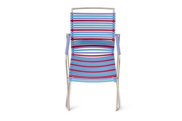 Valencia Chaise de jardin  empilable acier inoxydable 5