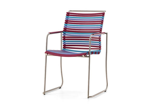 Valencia Chaise de jardin  empilable acier inoxydable