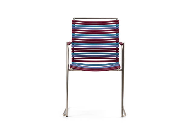 Valencia Chaise de jardin  empilable acier inoxydable 3