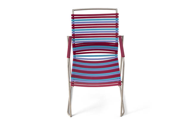 Valencia Chaise de jardin  empilable acier inoxydable 4