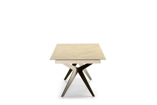 Verbier Table de jardin à rallonge céramique 180/280x95 cm 3