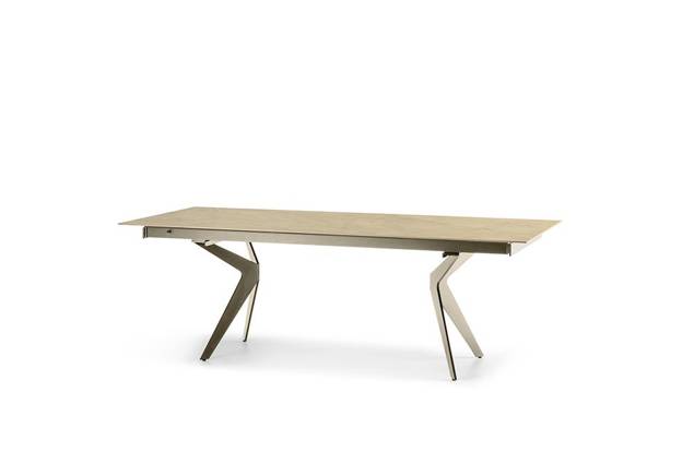 Verbier Table de jardin à rallonge céramique 200/300x95 cm 2
