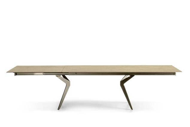 Verbier Table de jardin à rallonge céramique 200/300x95 cm 5
