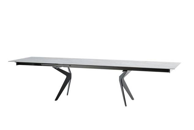 Verbier Table de jardin à rallonge céramique 180/280x95 cm