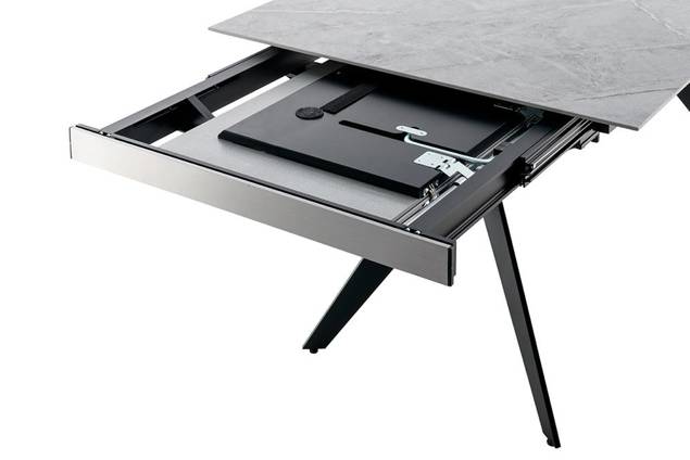 Verbier Table de jardin à rallonge céramique 200/300x95 cm 5