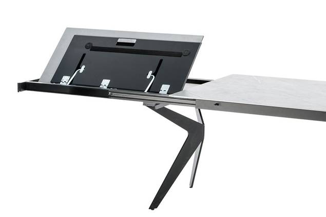Verbier Table de jardin à rallonge céramique 200/300x95 cm 7
