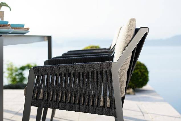 Vicenza Gartenstuhl Aluminium 2