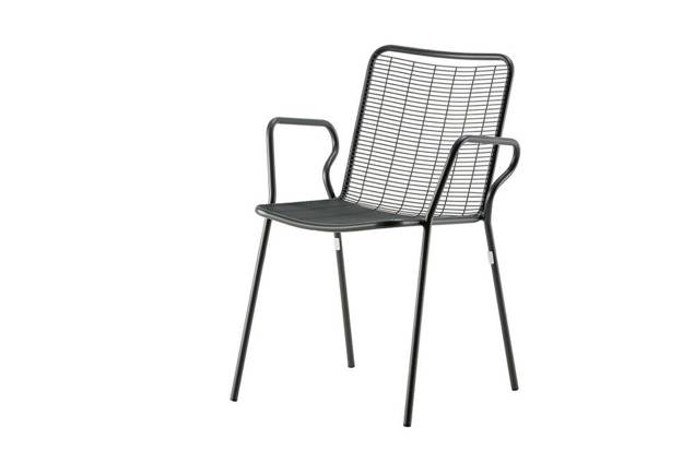 Vienna Chaise de jardin empilable acier