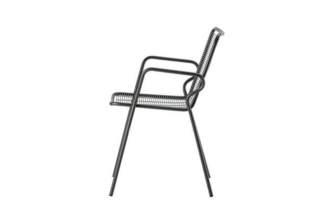 Vienna Chaise de jardin empilable acier 2