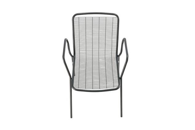Vienna Chaise de jardin empilable acier 5