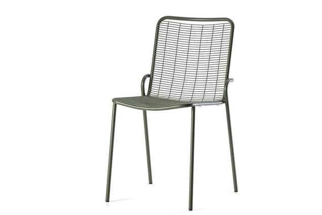 Vienna Chaise de jardin empilable acier