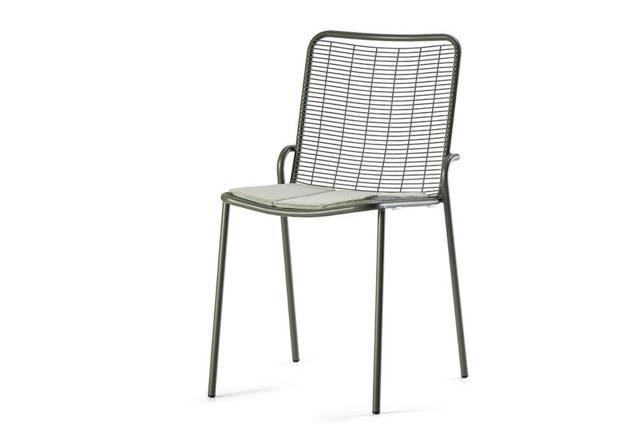 Vienna Chaise de jardin empilable acier 1