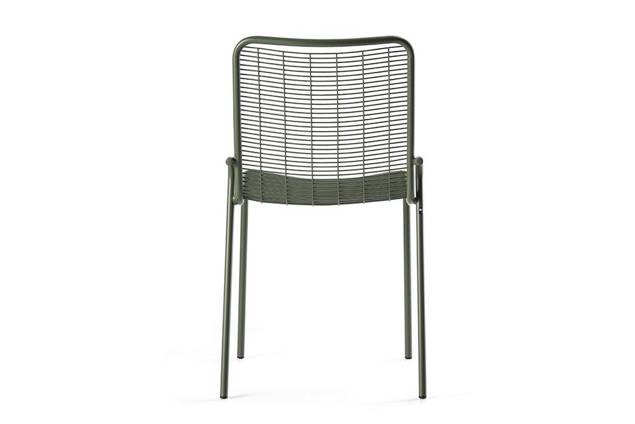 Vienna Chaise de jardin empilable acier 3