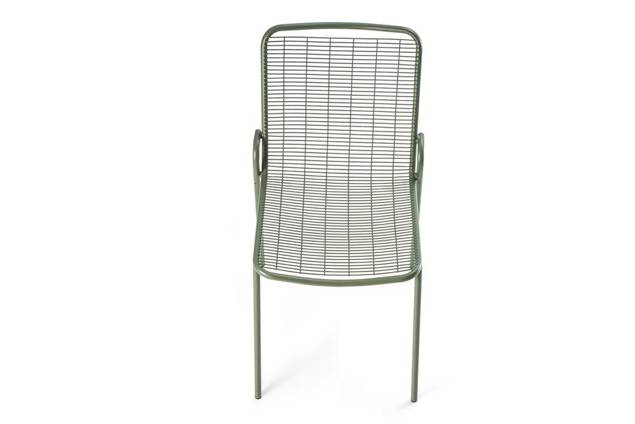 Vienna Chaise de jardin empilable acier 5