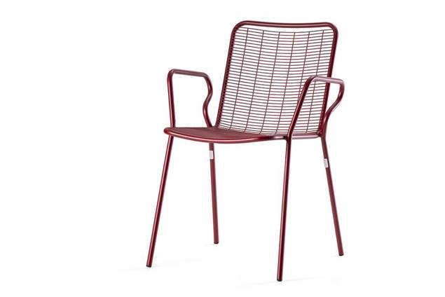 Vienna Chaise de jardin empilable acier