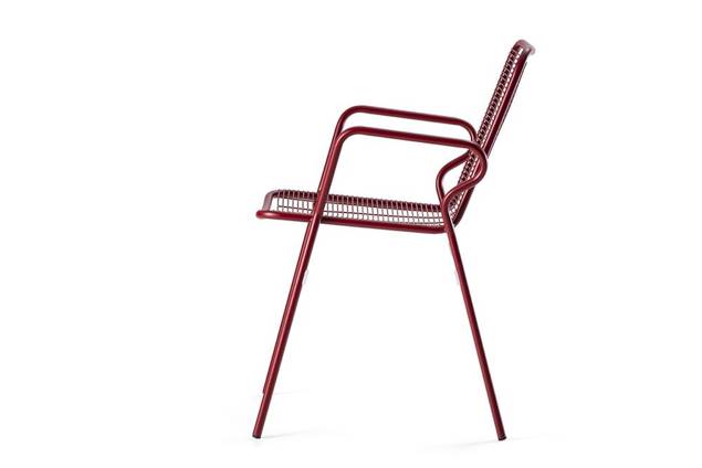 Vienna Chaise de jardin empilable acier 2