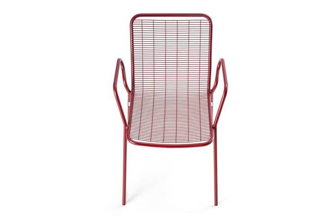 Vienna Chaise de jardin empilable acier 5