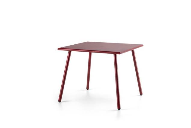 Vienna Table de jardin acier 90x90 cm