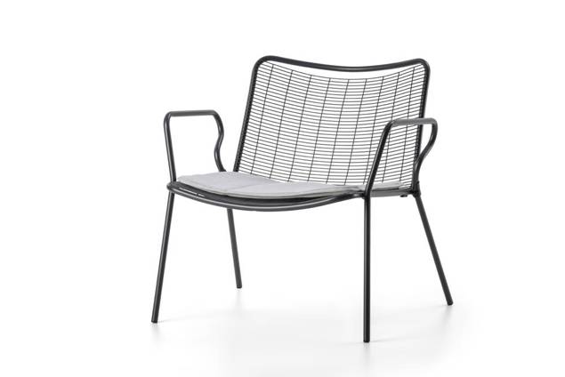 Vienna Loungesessel stapelbar Stahl 1