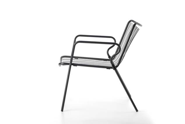 Vienna Loungesessel stapelbar Stahl 2