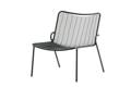 Vienna Fauteuil lounge empilable acier