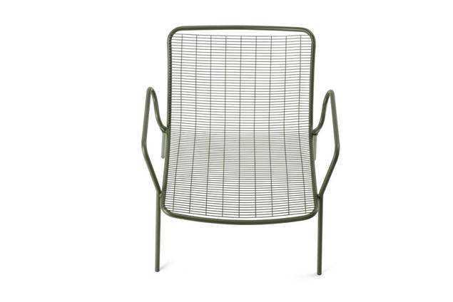 Vienna Fauteuil lounge empilable acier 5