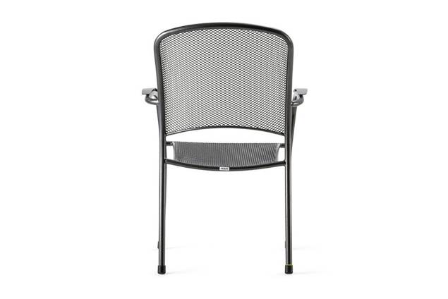 Visp Chaise de jardin empilable acier 2