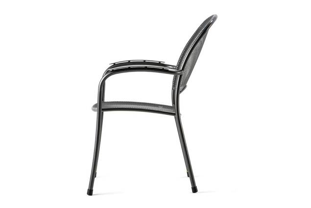 Visp Gartenstuhl stapelbar Stahl 1