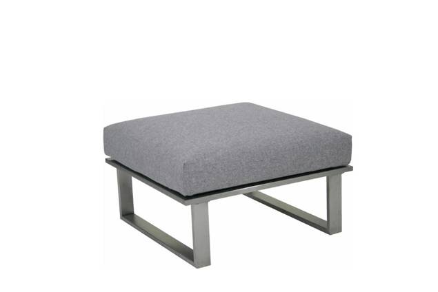 Yukon Tabouret lounge acier inoxydable