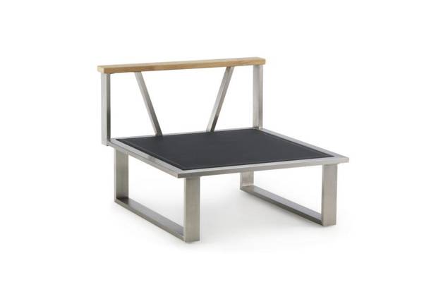 Yukon Fauteuil lounge acier inoxydable 4